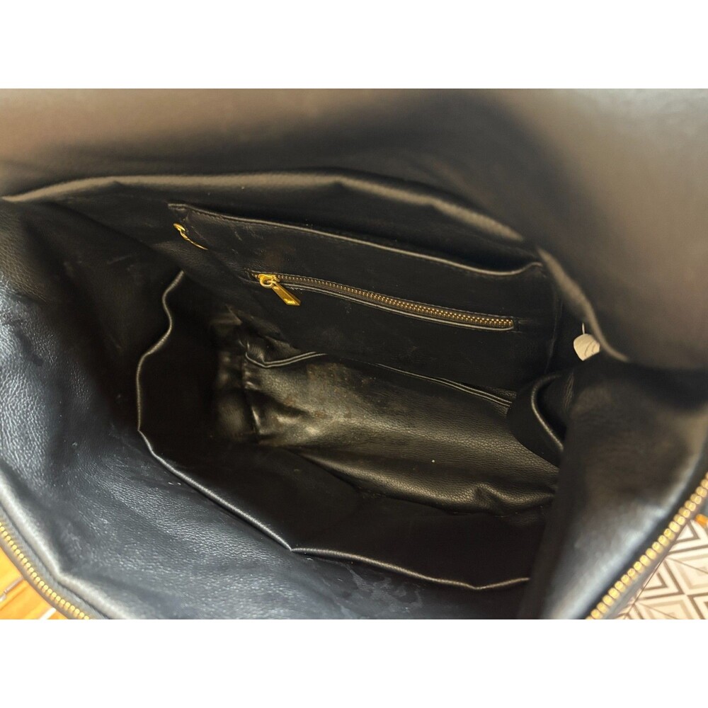 Fawn Design Diaper bag Black Faux Leather Diaper Bag Backpack Original *GUC* - Picture 5 of 9